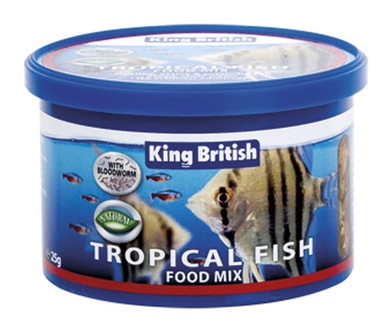 King British Tropical Fish Food Mix 25g